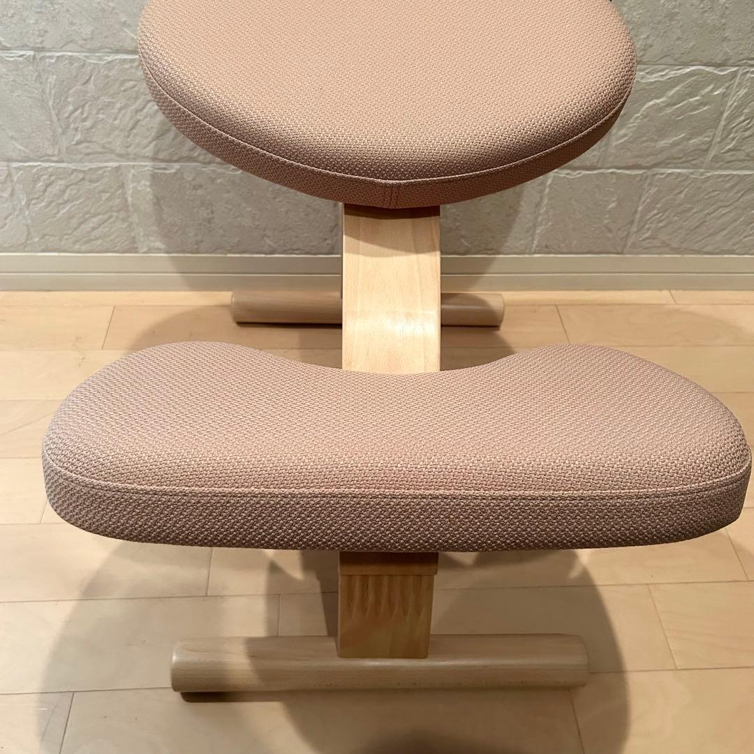 【未使用】 純正カバー付き バランスイージー 姿勢が良くなる椅子