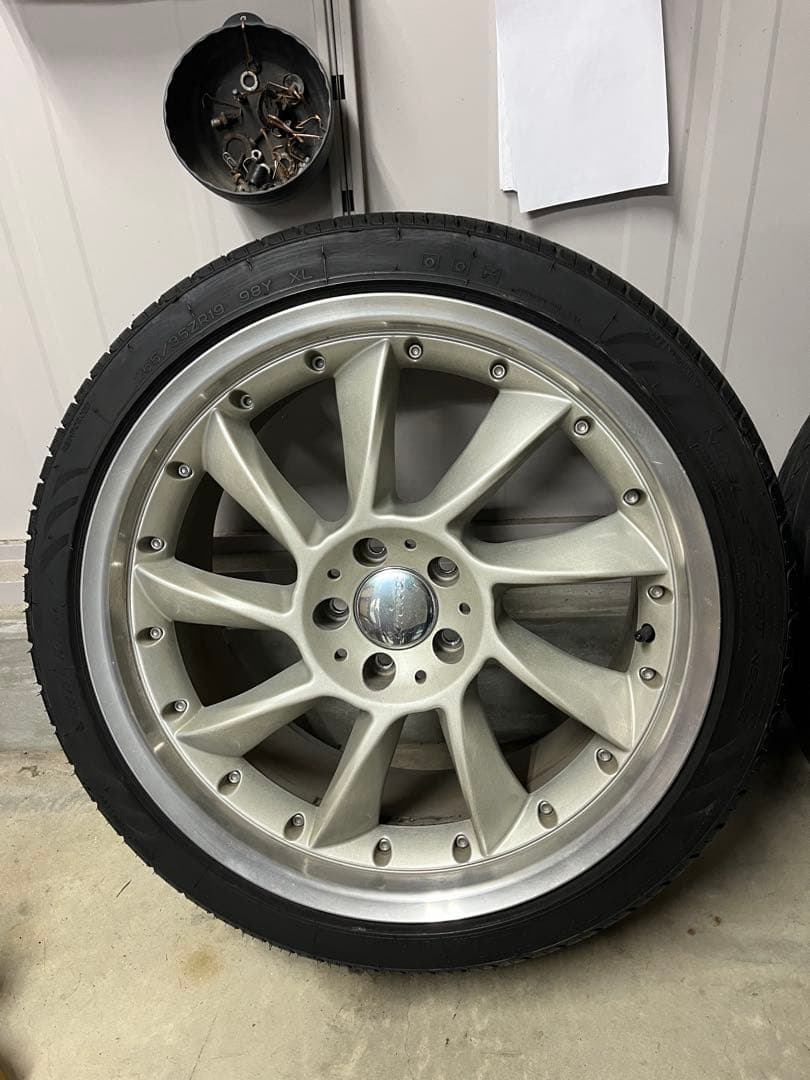 19インチ アルミホイール 10スポークセット