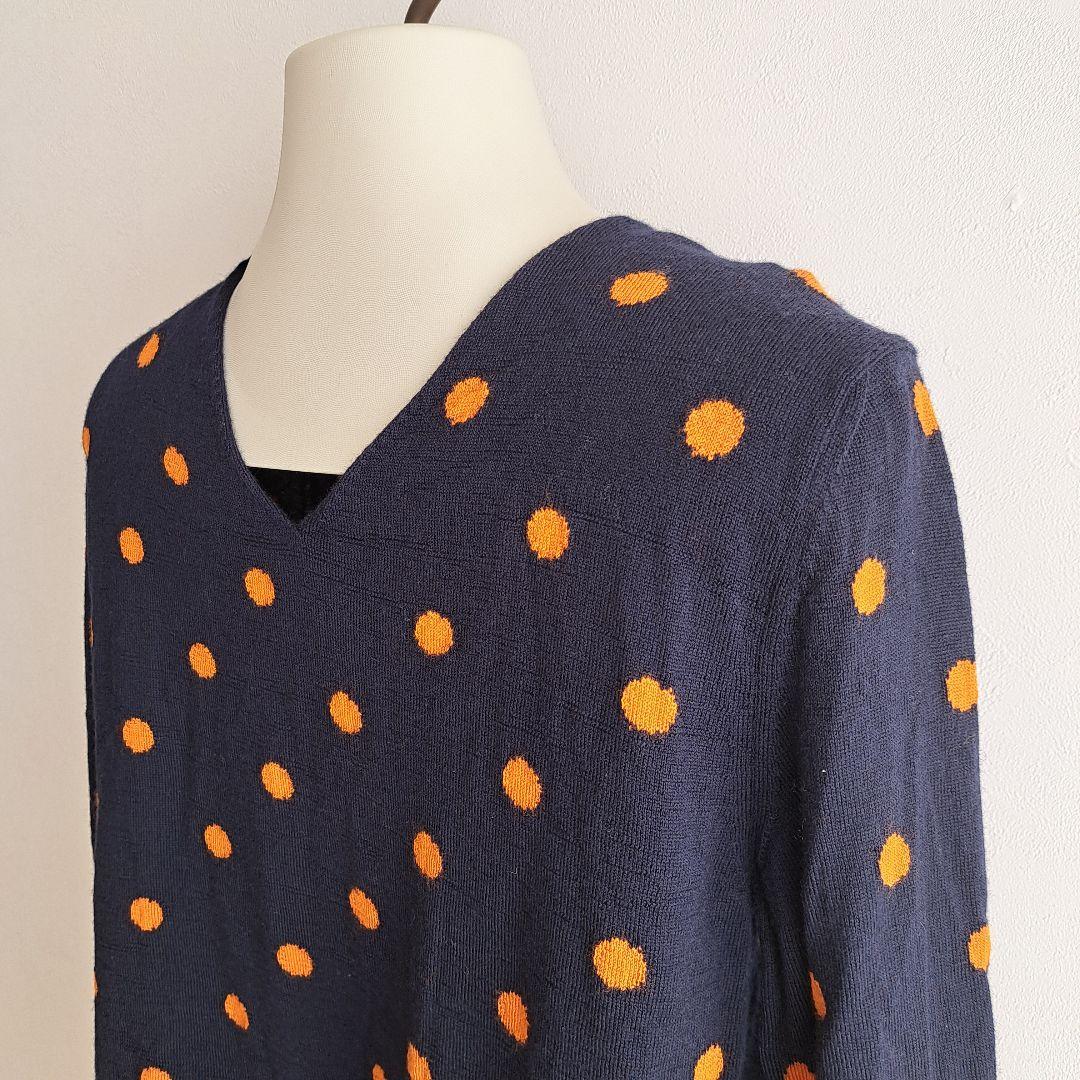 か*た様 【希少】COMME des GARCONS ドット　ニット　ウール　V