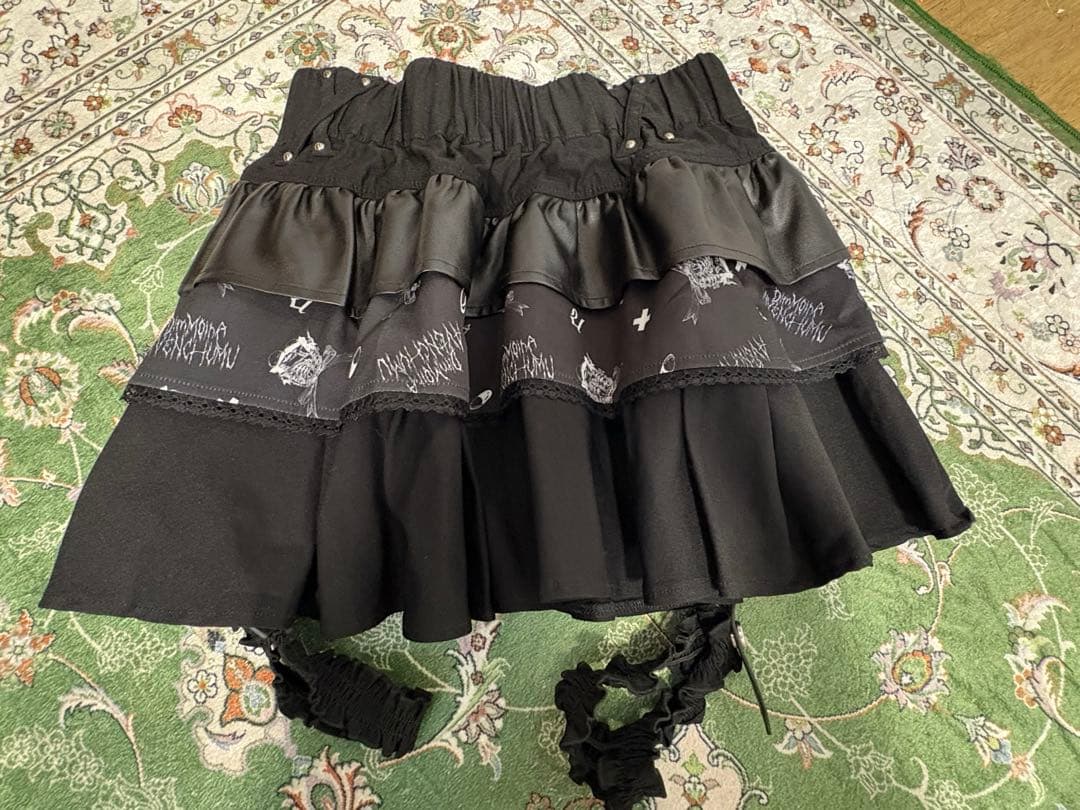 【未使用】AVENCHUMU×DimMoire スカート Black