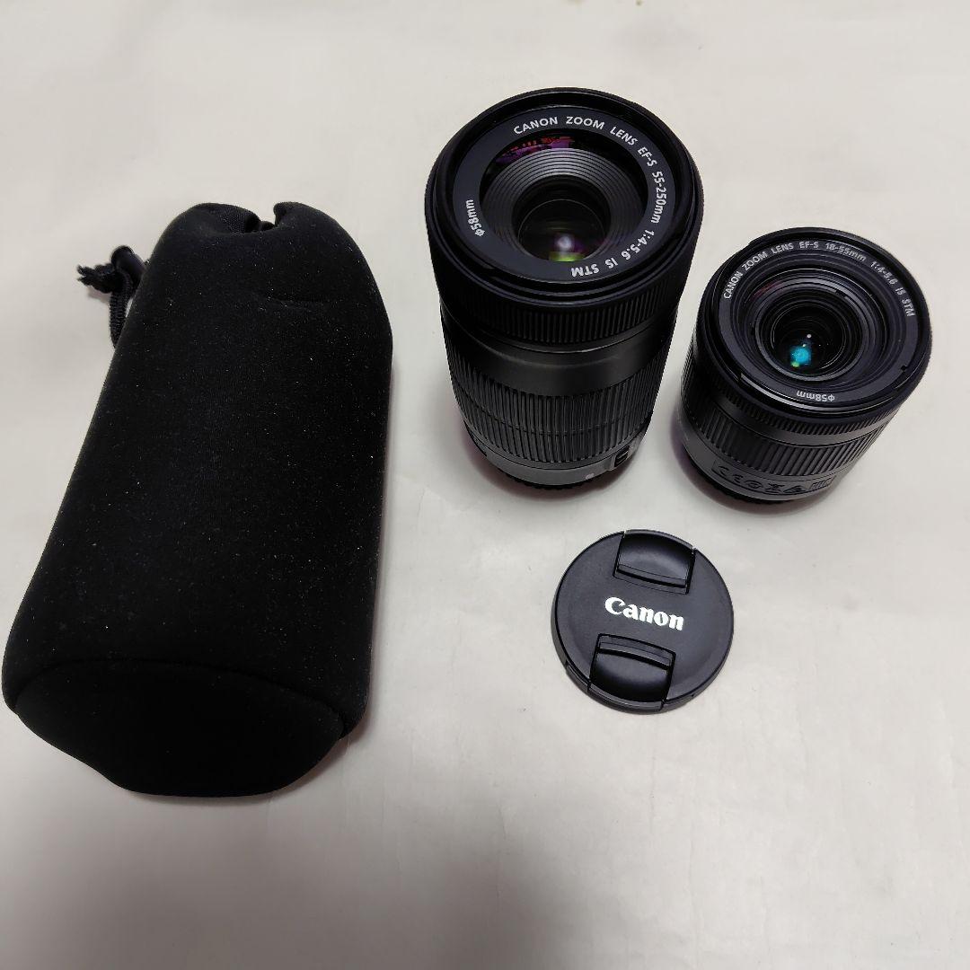 Canon EF-S 18-55mm & 55-250mm ズームレンズセット