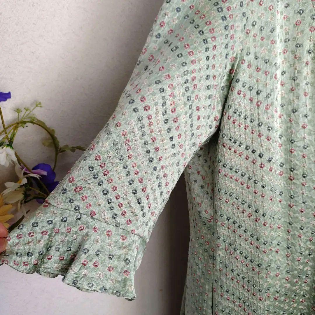 小*豆様 kiyoko koga 絹のお仕立て七分袖ワンピース