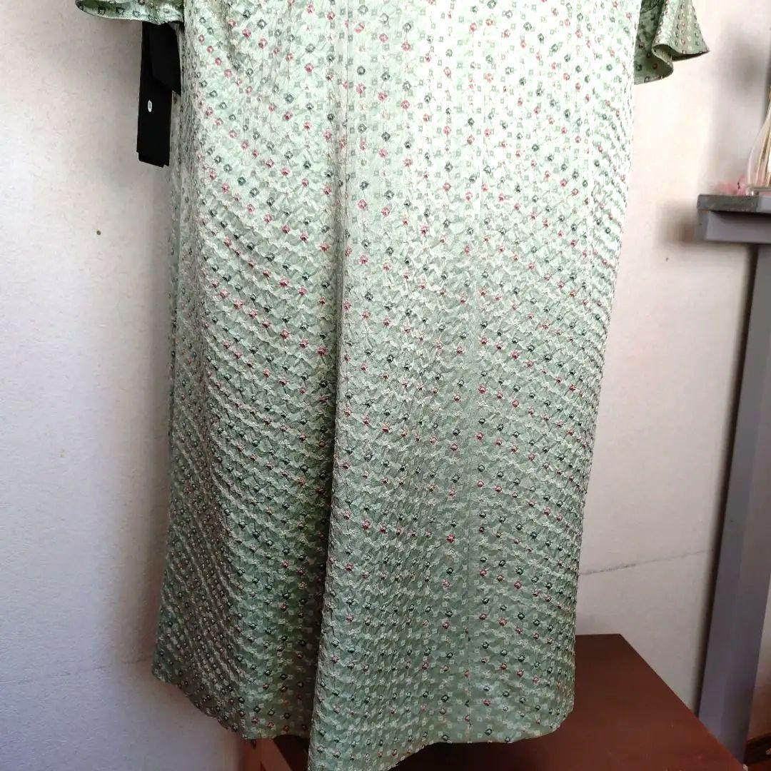 小*豆様 kiyoko koga 絹のお仕立て七分袖ワンピース