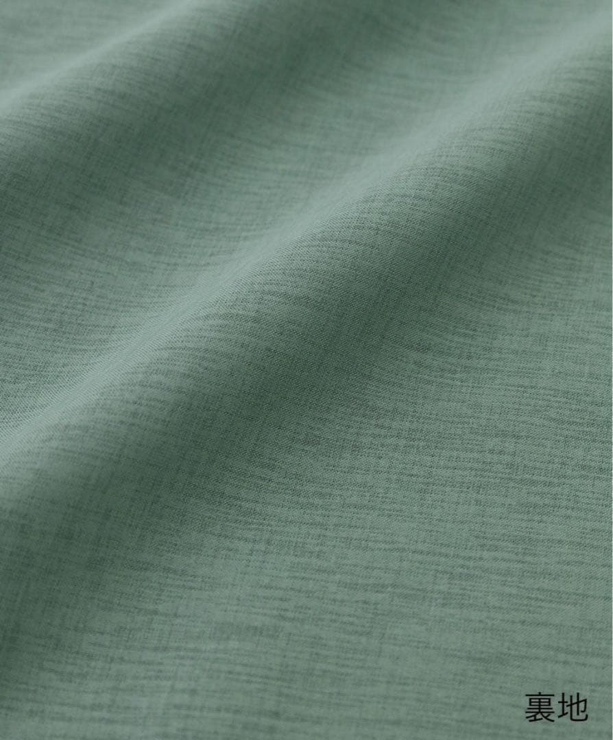 タグ付未使用品　SOU・SOUフェイクファー ライトチュニックコート／水浅葱