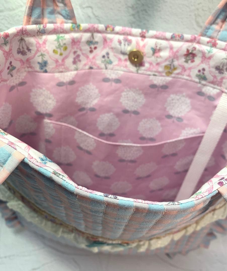 フリルバッグ ポーチ 2点セット エピファニー ジョリーフルール うさぎ