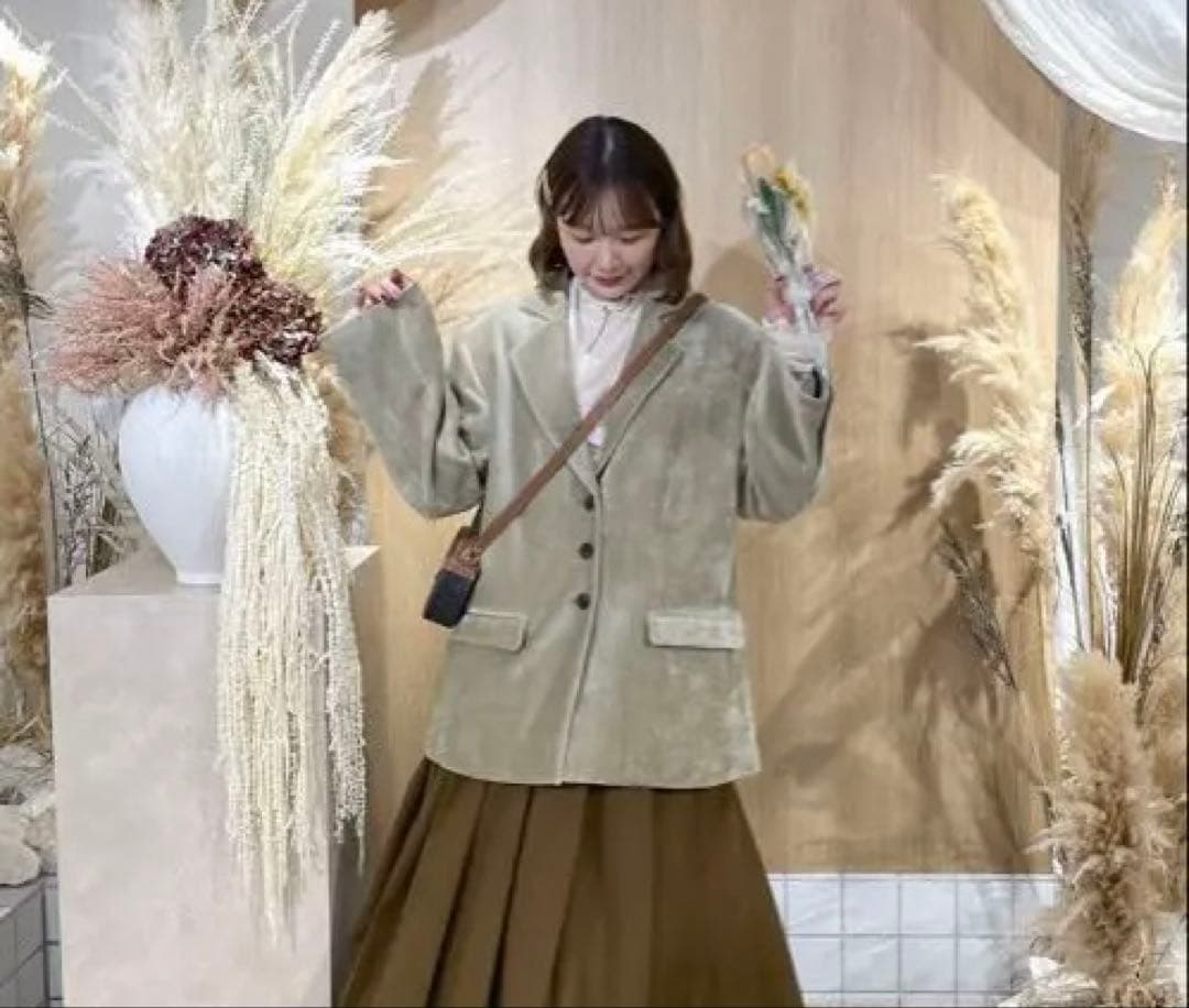 olun ルーズベーシックモールジャケット