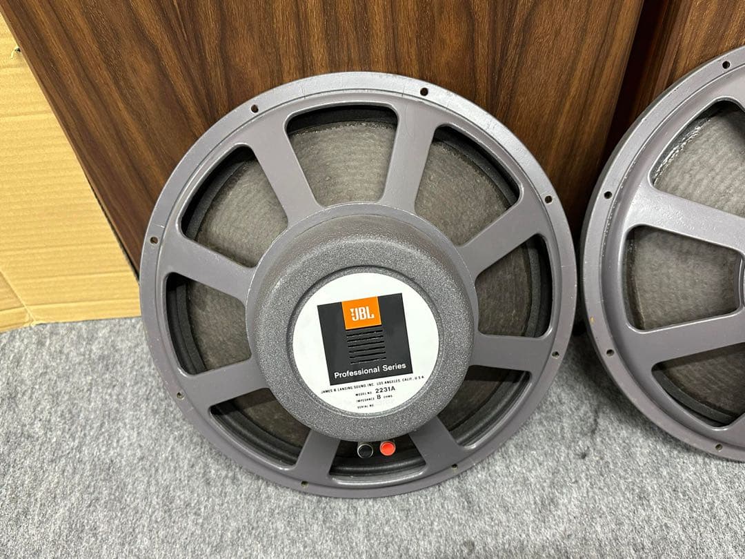 JBL 2231A アルニコユニットペア。動作品