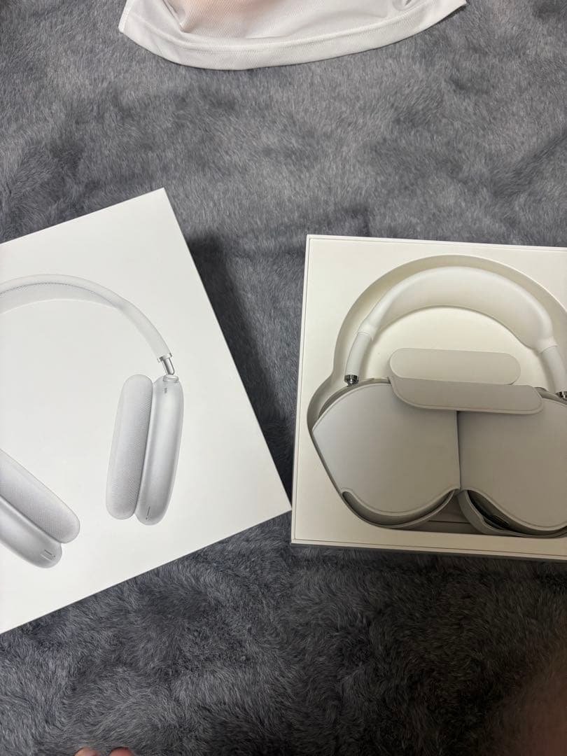 AirPods Max シルバー 本体　箱付き　カバー付き