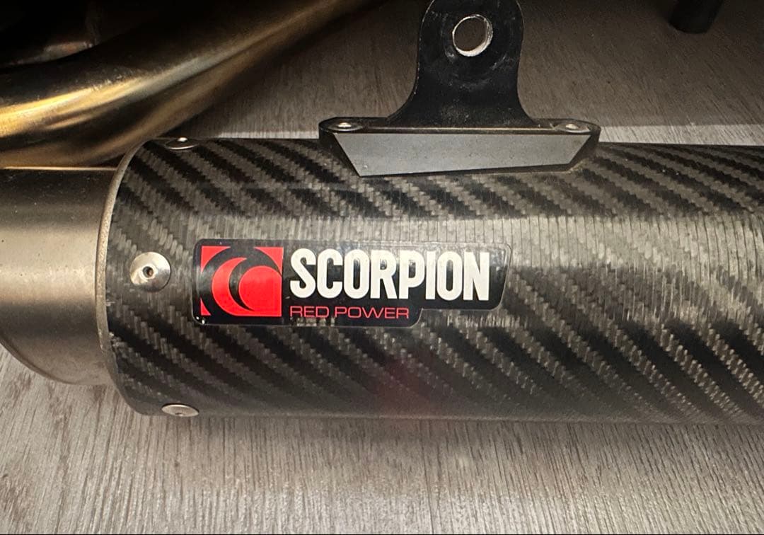 SCORPION カーボンファイバー マフラー　cbr250rrmc51