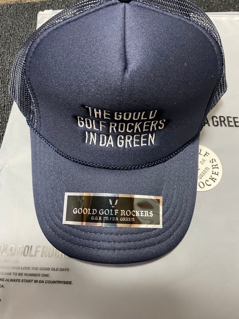 【完売品】goold golf rockers メッシュキャップ ネイビー