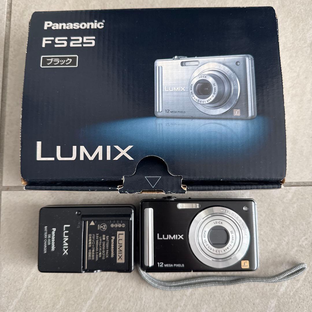 Panasonic LUMIX FS25 ブラック 12メガピクセル