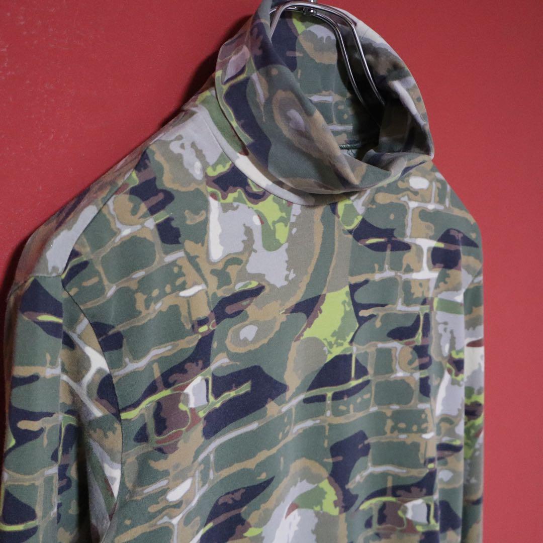 【極希少】Gaultier Jeans 迷彩 ヒト柄 タートルネック ロンT