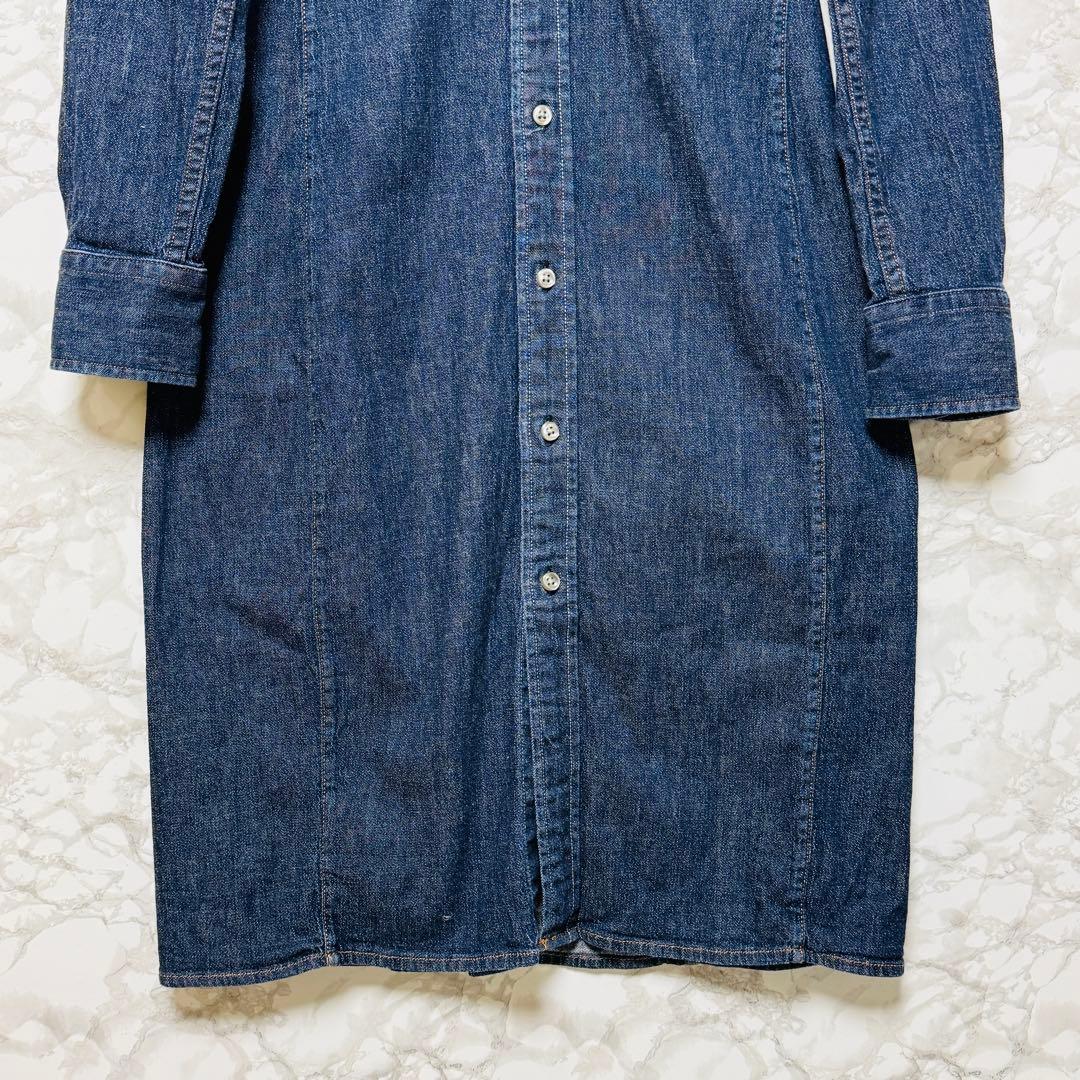 POLO RALPH LAUREN デニムシャツワンピース カラーキーパー付き4