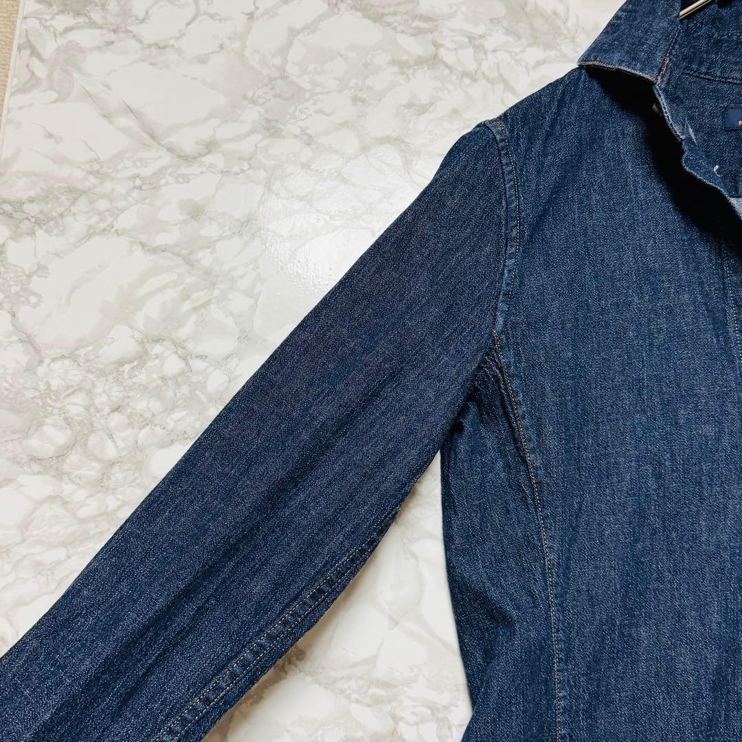 POLO RALPH LAUREN デニムシャツワンピース カラーキーパー付き4