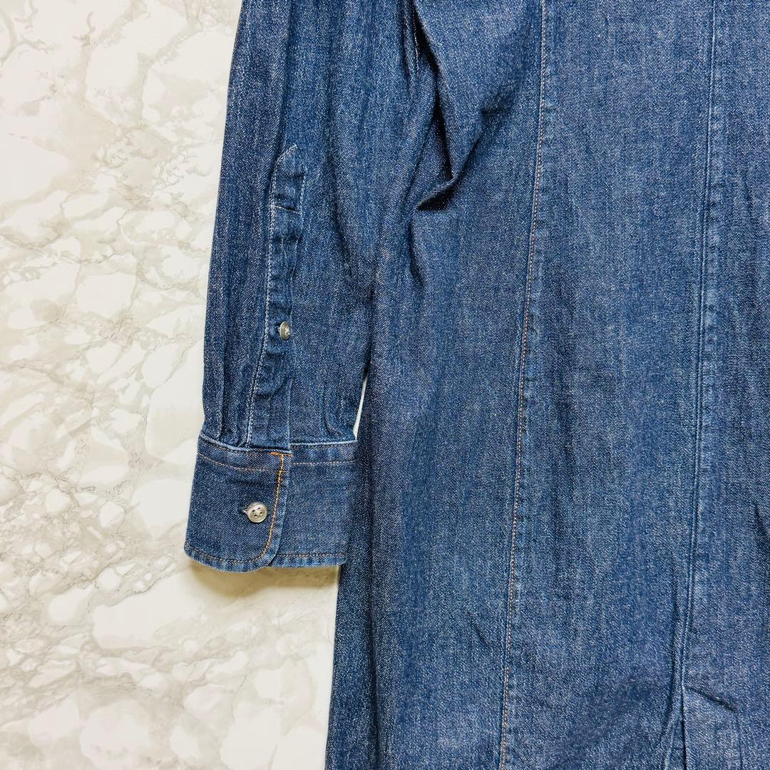 POLO RALPH LAUREN デニムシャツワンピース カラーキーパー付き4