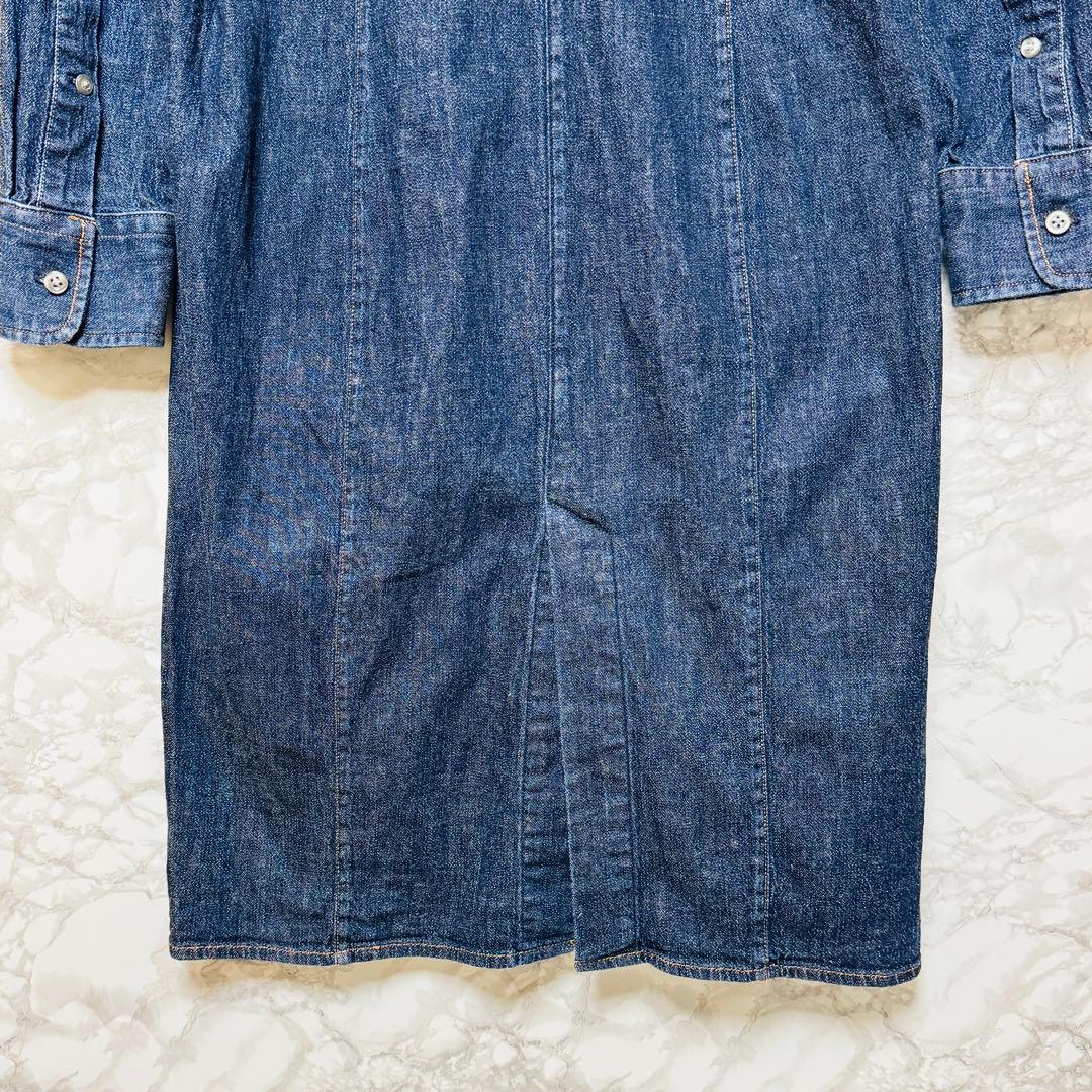 POLO RALPH LAUREN デニムシャツワンピース カラーキーパー付き4