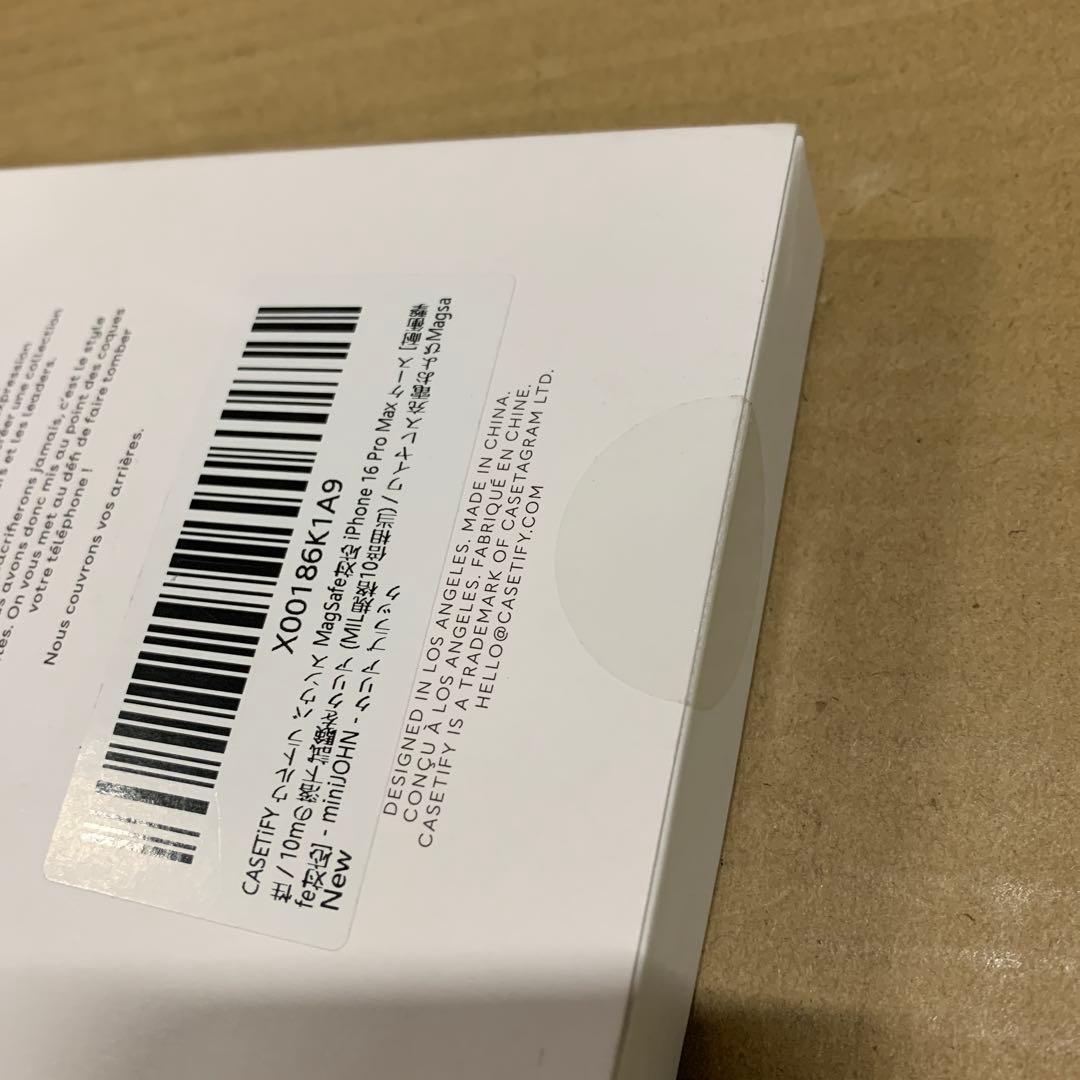 新品CASETiFY MagSafe iPhone 16 Pro Max ケース