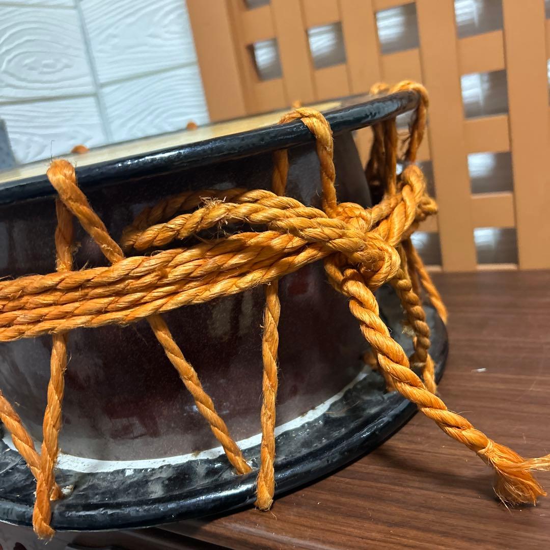 期間限定値下げ！和楽器　締太鼓　台付