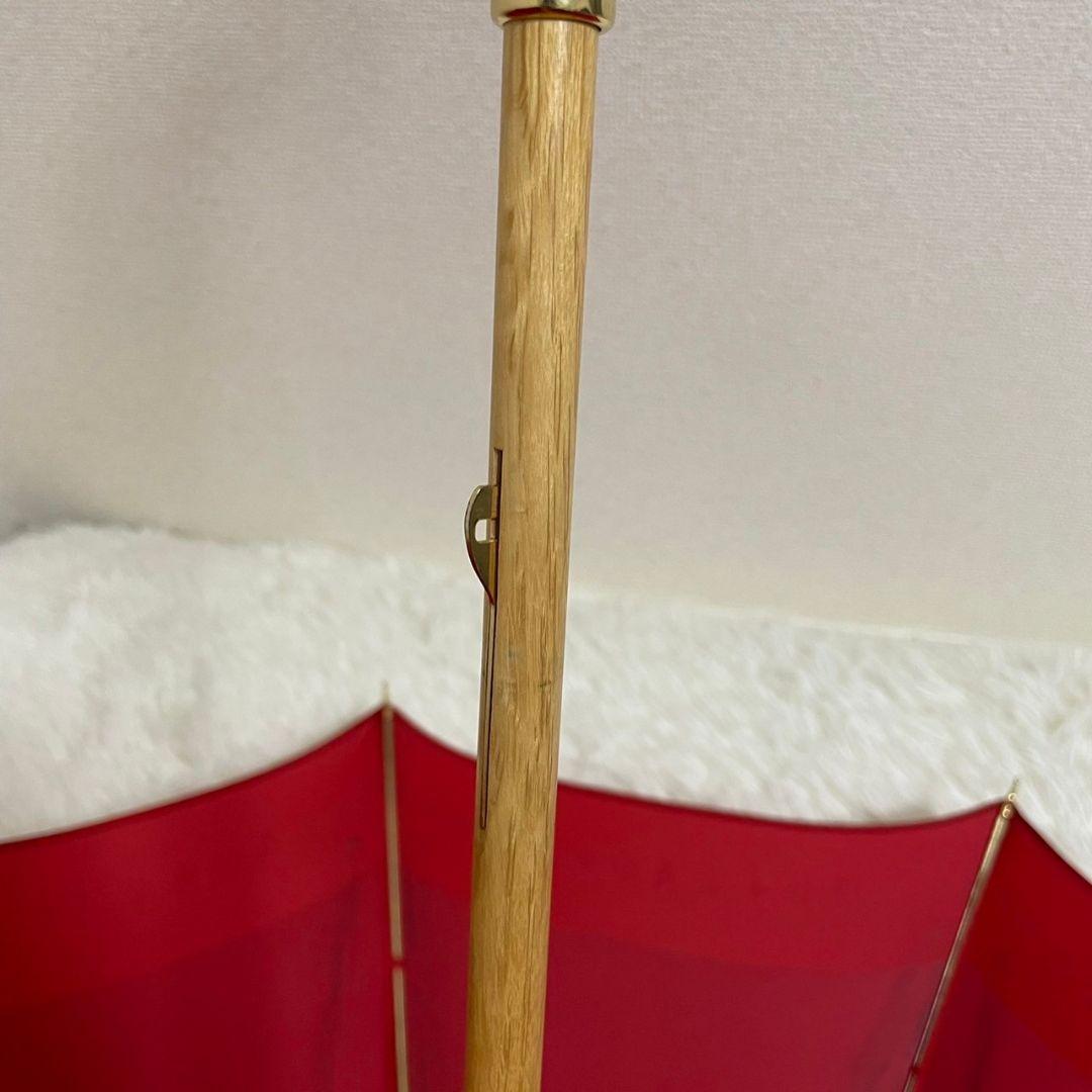 【高級】ルイヴィトン　パラプルュイ　傘　赤