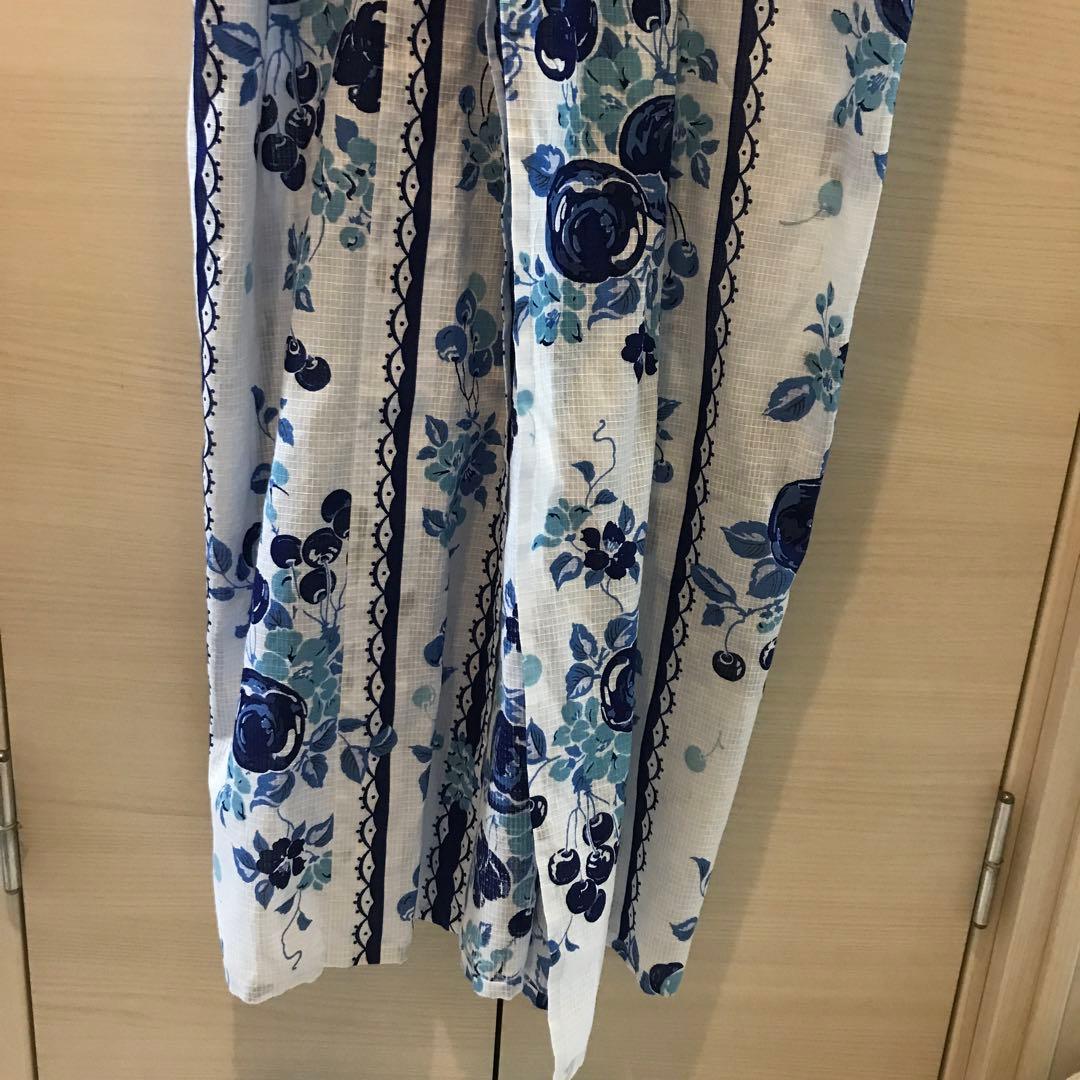 【再出品】ANNA SUI 浴衣　花と果実柄