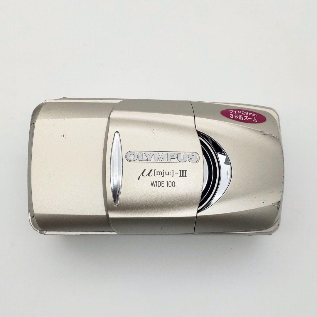 完動品◆良品【風景にオススメ】人気モデルOLYMPUS μ-Ⅲ WIDE 100
