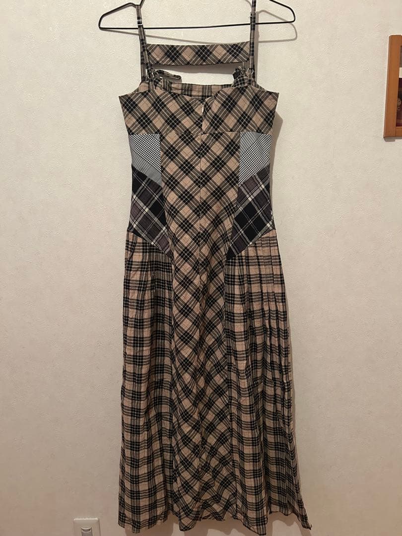 【AND MARY】belle checked dress