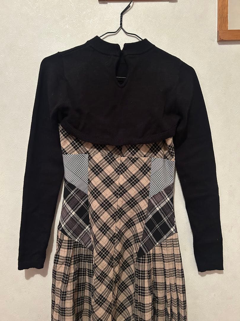 【AND MARY】belle checked dress
