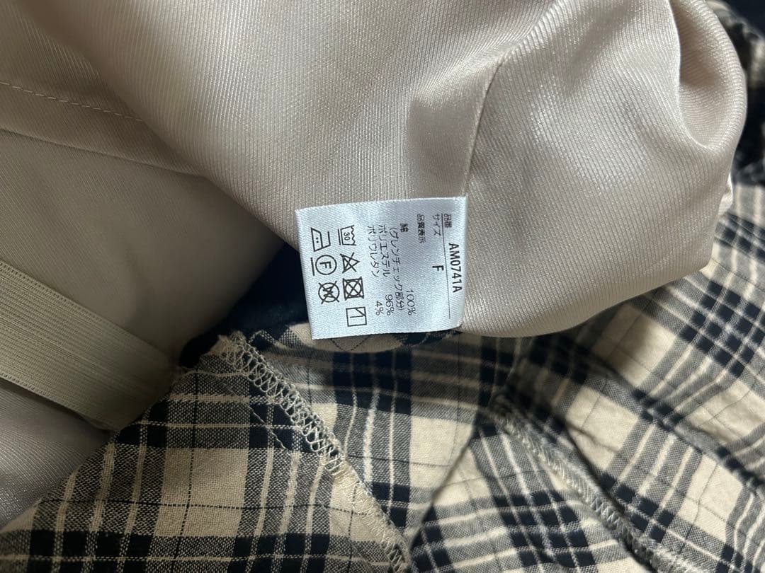 【AND MARY】belle checked dress