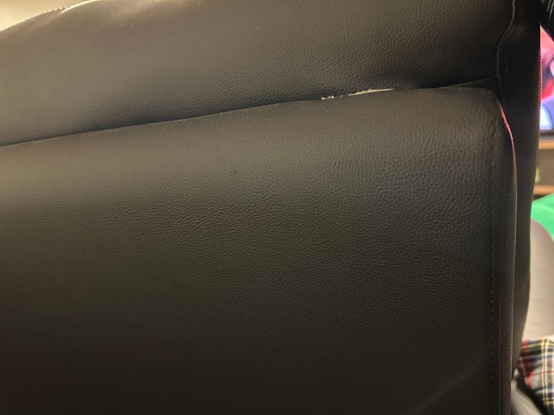 ニトリ 2人掛け 電動リクライニングソファ 本革 ブラック Nビリーバ2