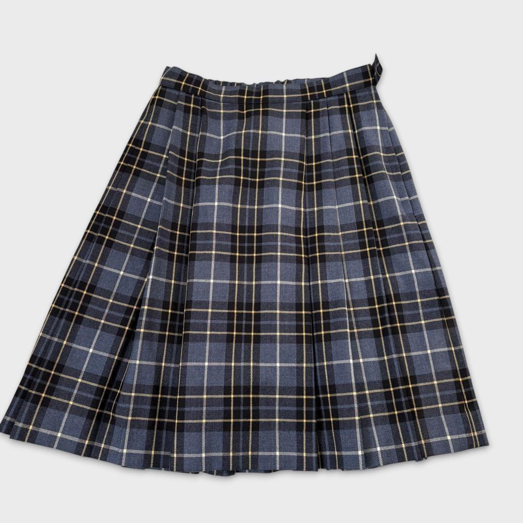 極美品 バーバリーロンドン セットアップ 紺ブレ プリーツスカート 卒業式