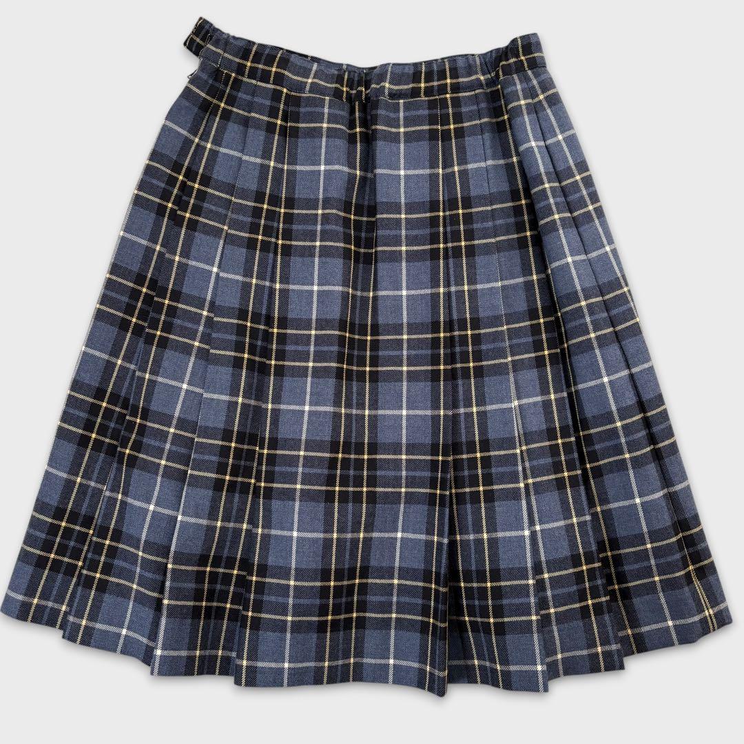 極美品 バーバリーロンドン セットアップ 紺ブレ プリーツスカート 卒業式