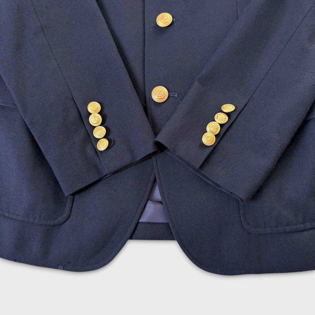 極美品 バーバリーロンドン セットアップ 紺ブレ プリーツスカート 卒業式