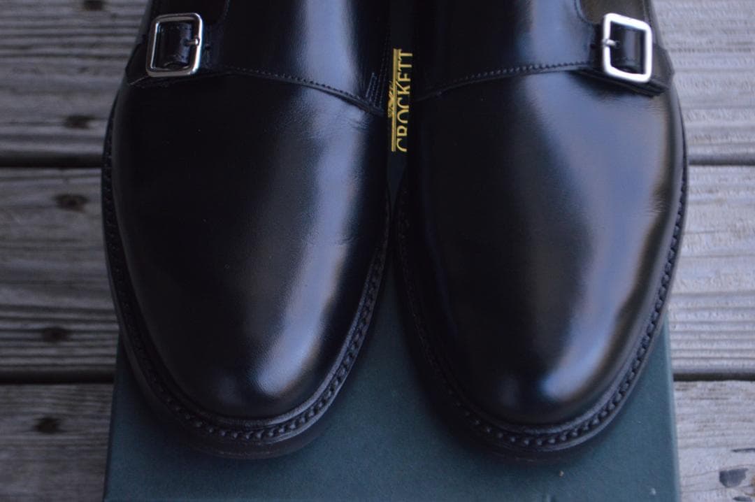着用数回　CROCKETT＆JONES　COMPTON2　7.5E　ブラック