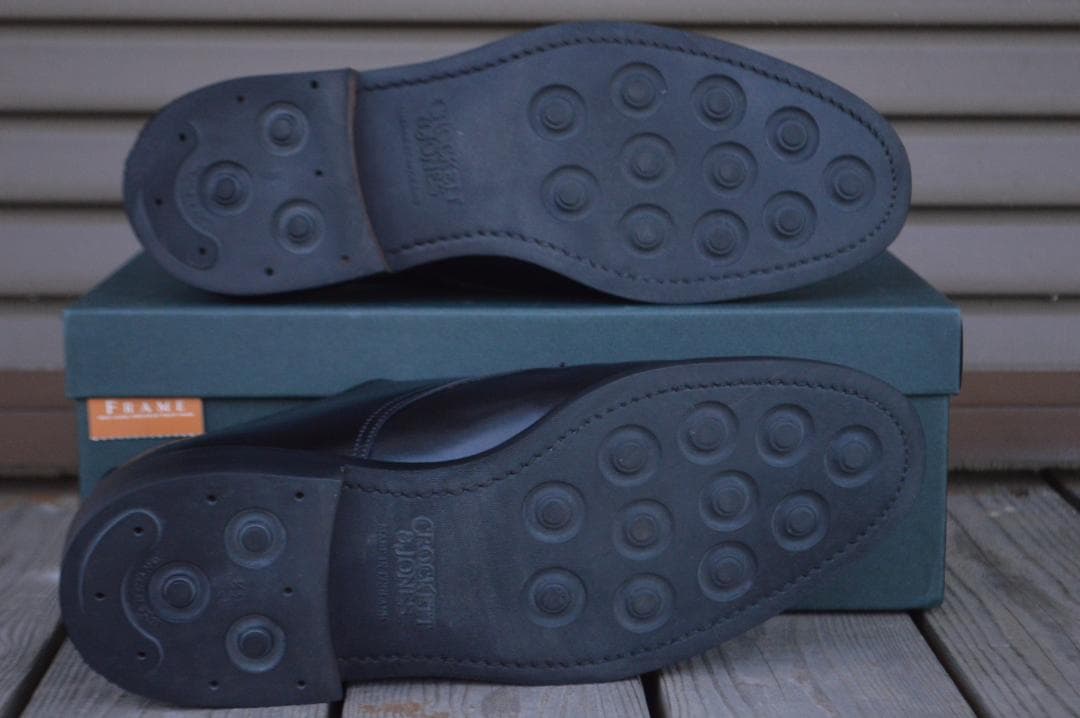 着用数回　CROCKETT＆JONES　COMPTON2　7.5E　ブラック