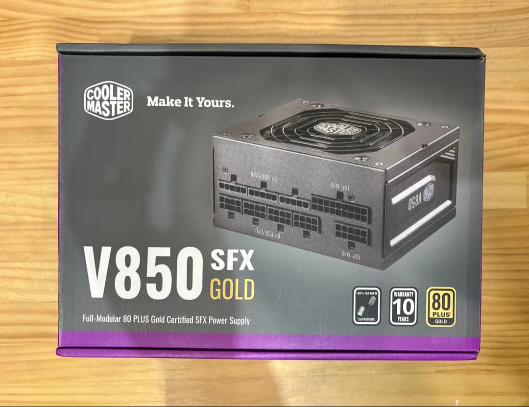 美品・Cooler Master V850 SFX GOLD 電源ユニット