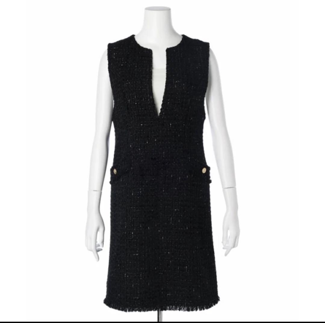 JUSGLITTY♡ラメツイードミニジャンスカ