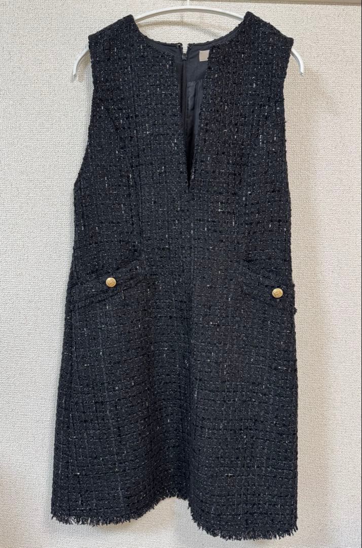 JUSGLITTY♡ラメツイードミニジャンスカ