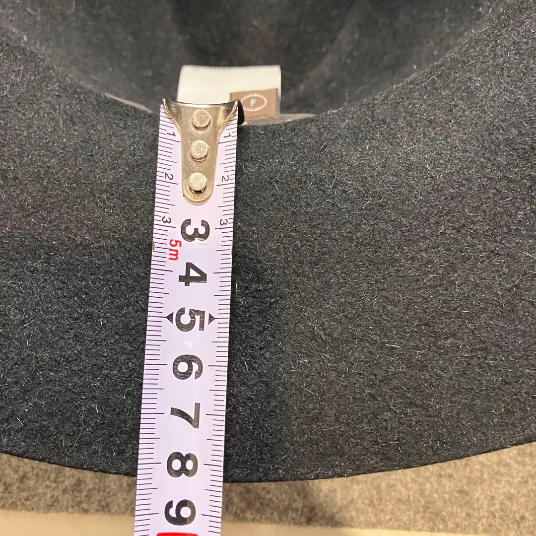 美品　KIJIMA TAKAYUKI 152854 黒　ハット　ラビット