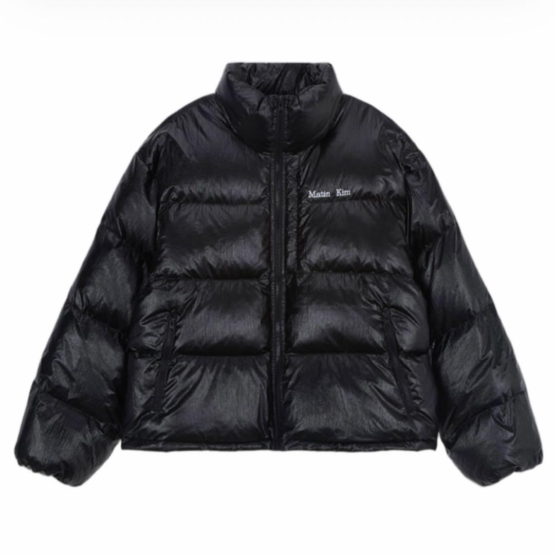 Matin Kim ブラック ダウンジャケット