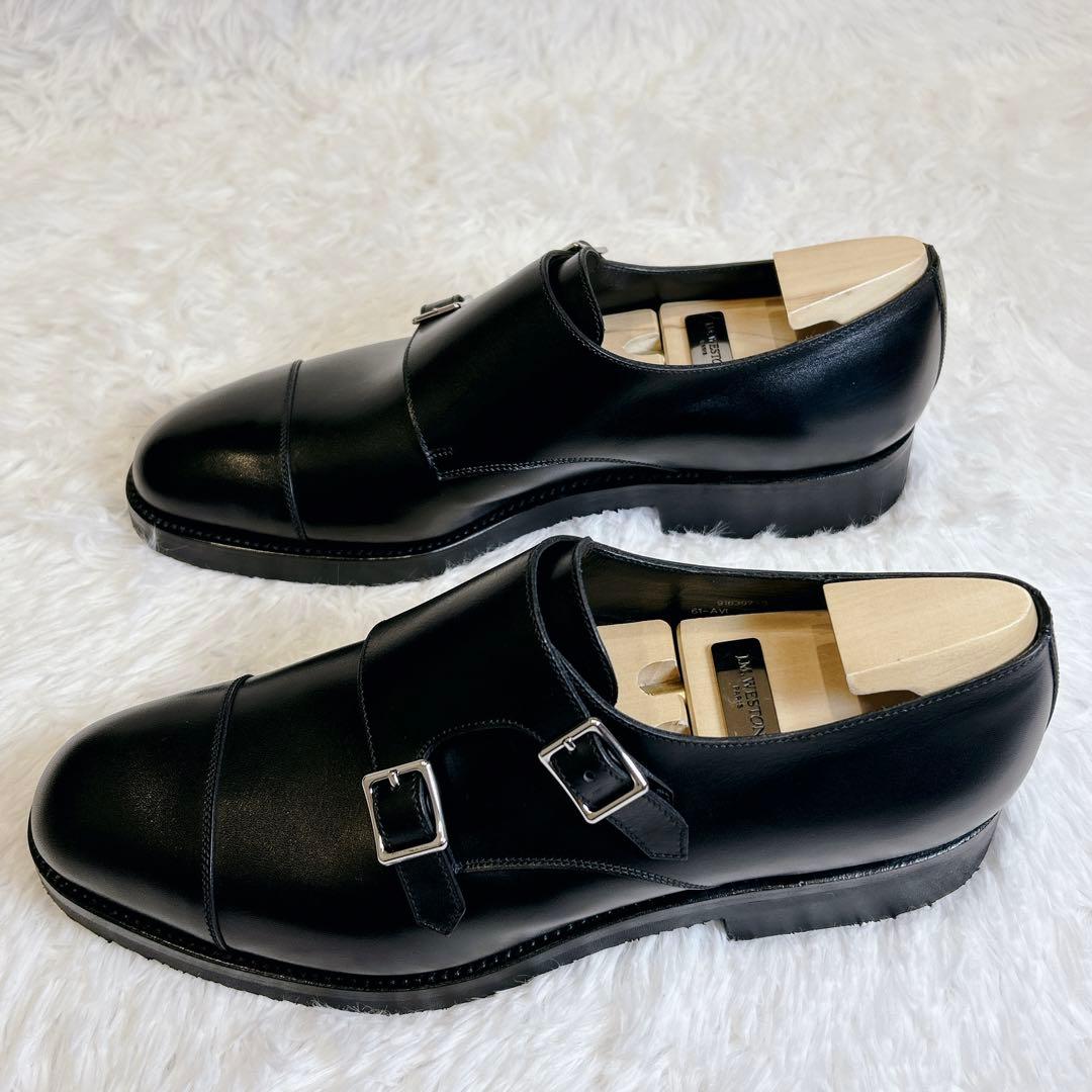 【新品未使用】J.M.WESTON 237 ダブルモンク 8D jm ウエストン