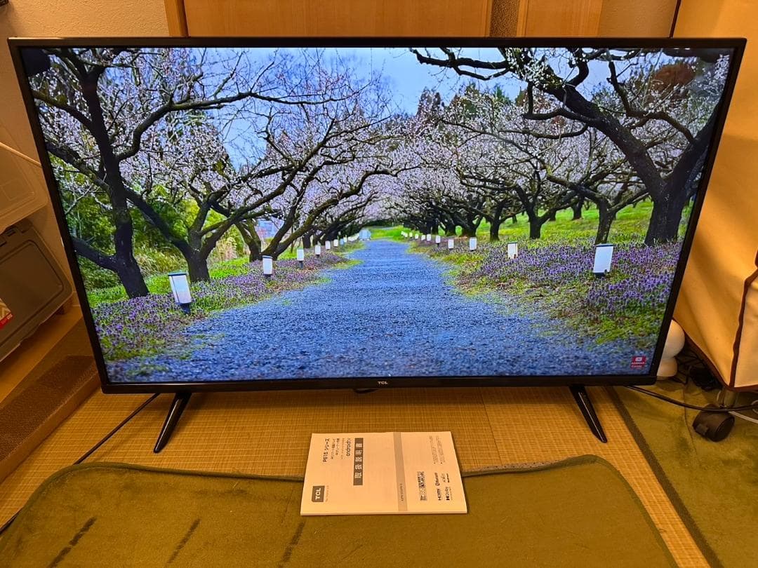 4K対応　スマートテレビ！TCL 43P615 43型　アプリ内蔵式　極美品！