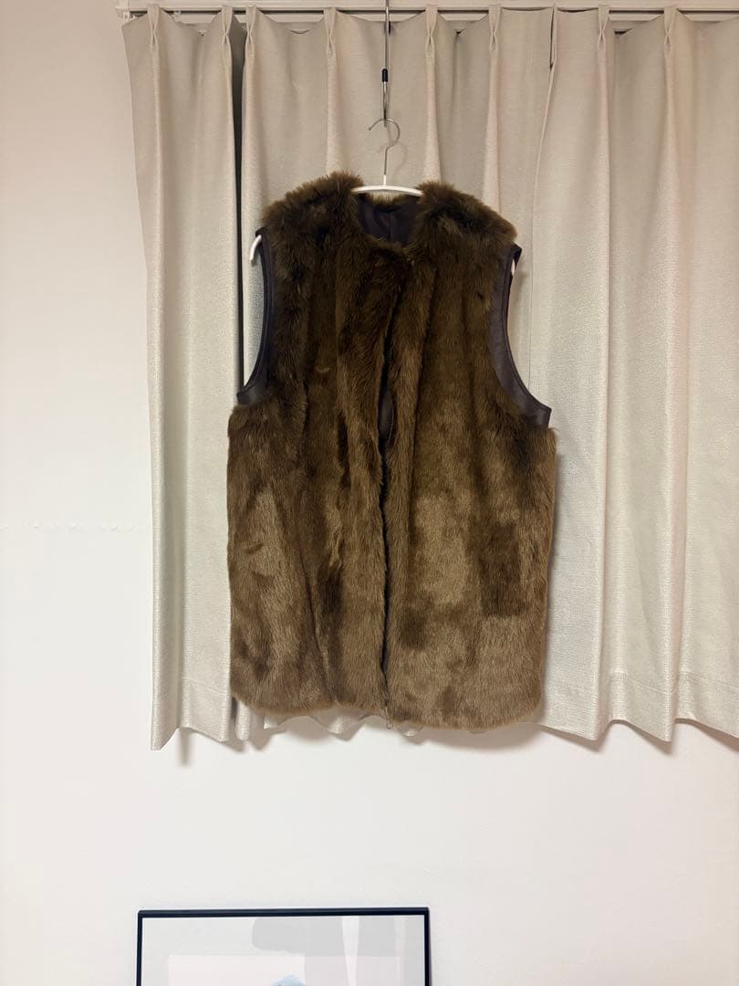 Ameri vintage 2way ファーベスト ブラウン