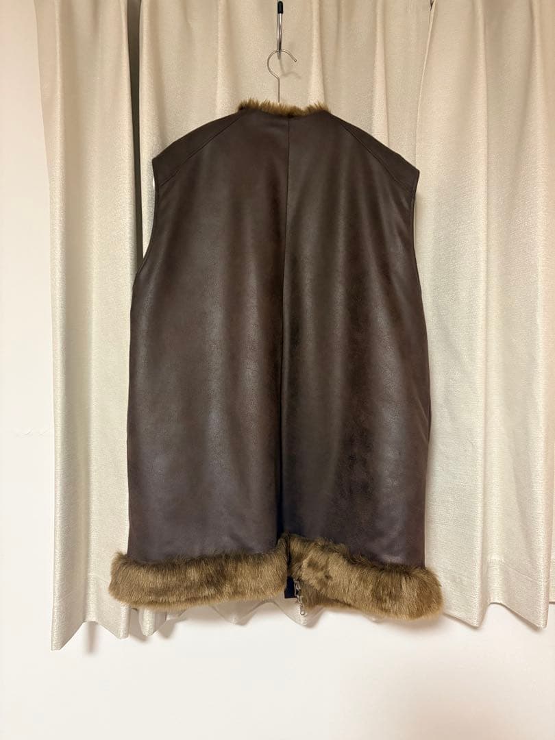 Ameri vintage 2way ファーベスト ブラウン