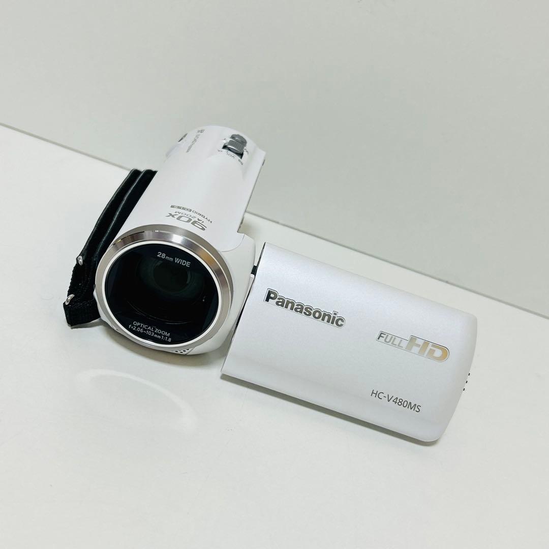 【未使用級】Panasonic HC-V480MS ビデオカメラ バッテリー2個