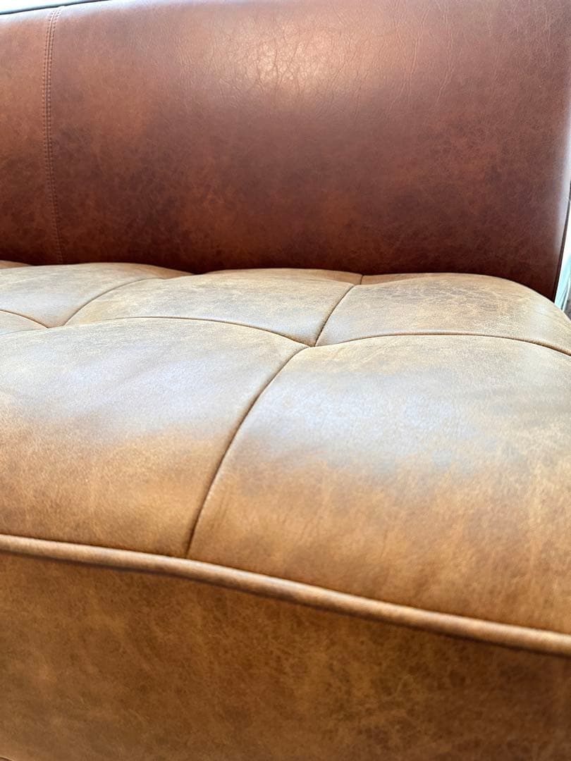 【flower】CRASH GATE 2人掛けソファスーパーレザーテックス