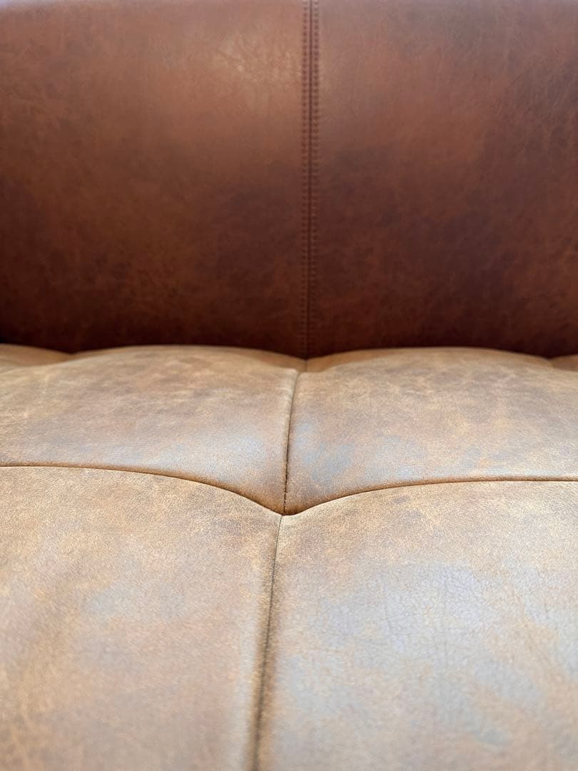 【flower】CRASH GATE 2人掛けソファスーパーレザーテックス