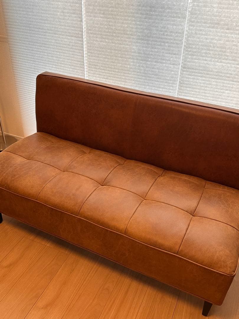 【flower】CRASH GATE 2人掛けソファスーパーレザーテックス