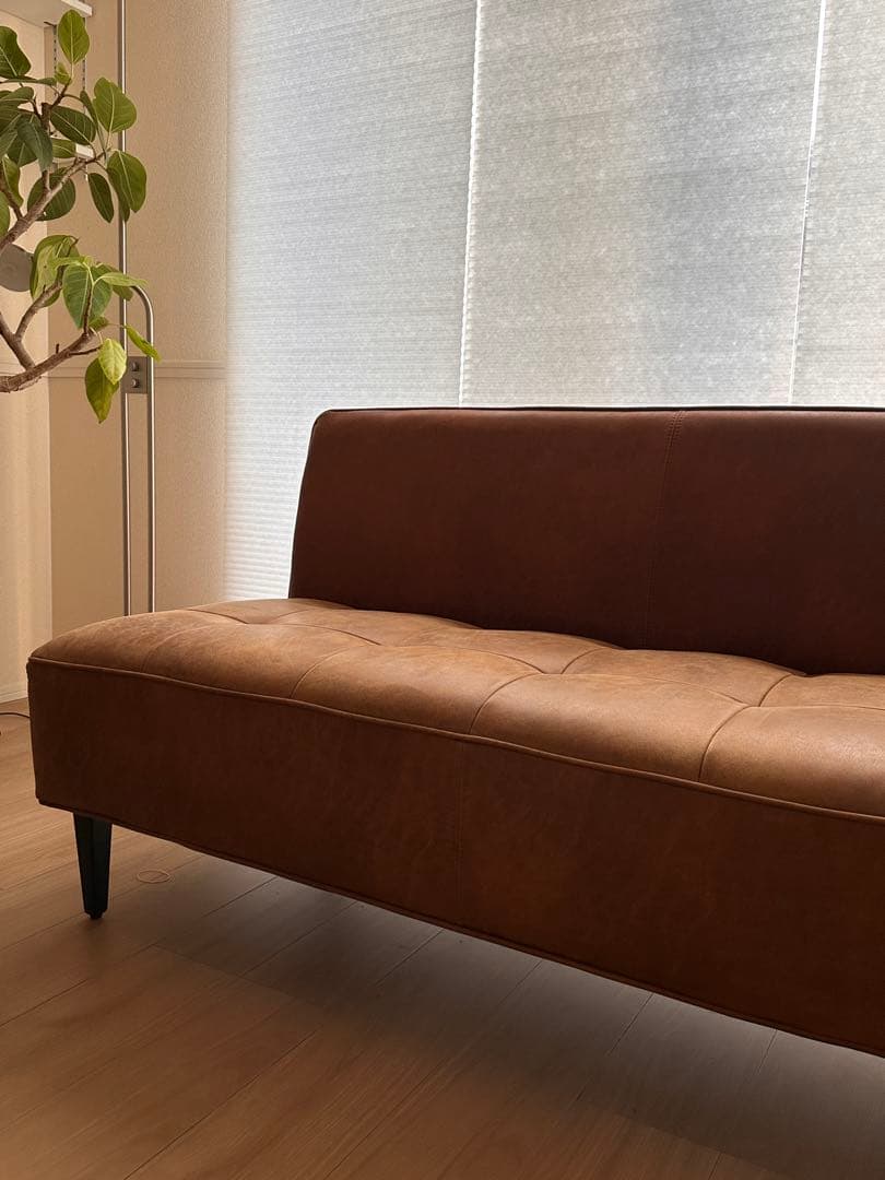 【flower】CRASH GATE 2人掛けソファスーパーレザーテックス