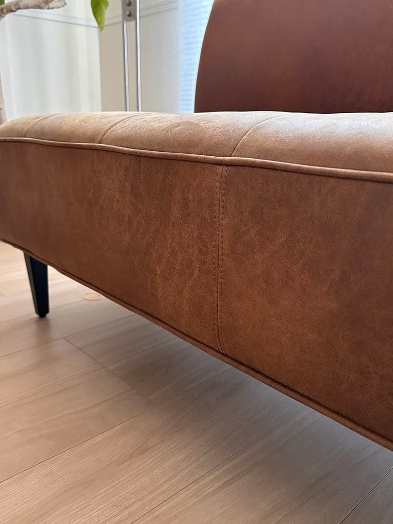 【flower】CRASH GATE 2人掛けソファスーパーレザーテックス