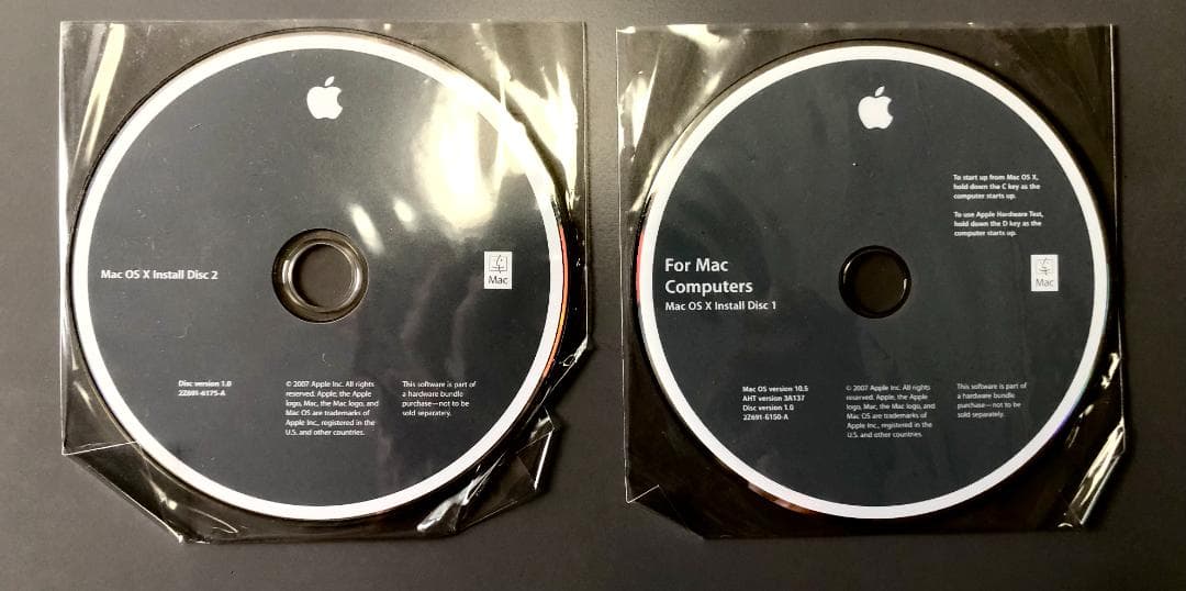 iMac 20インチ A1224  Leopard DVD付 元箱あり